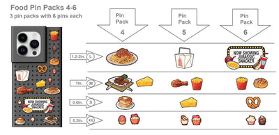 Pinit Food Pin Pack 5