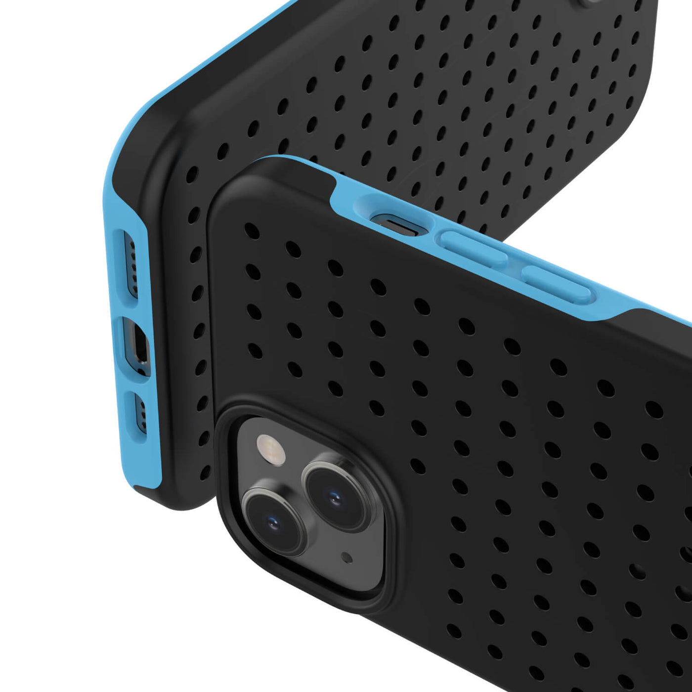 Pinit Dynamic Case for iPhone 14 - Black/Blue