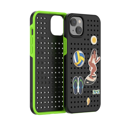 Pinit Dynamic Case for iPhone 14 - Black/Green