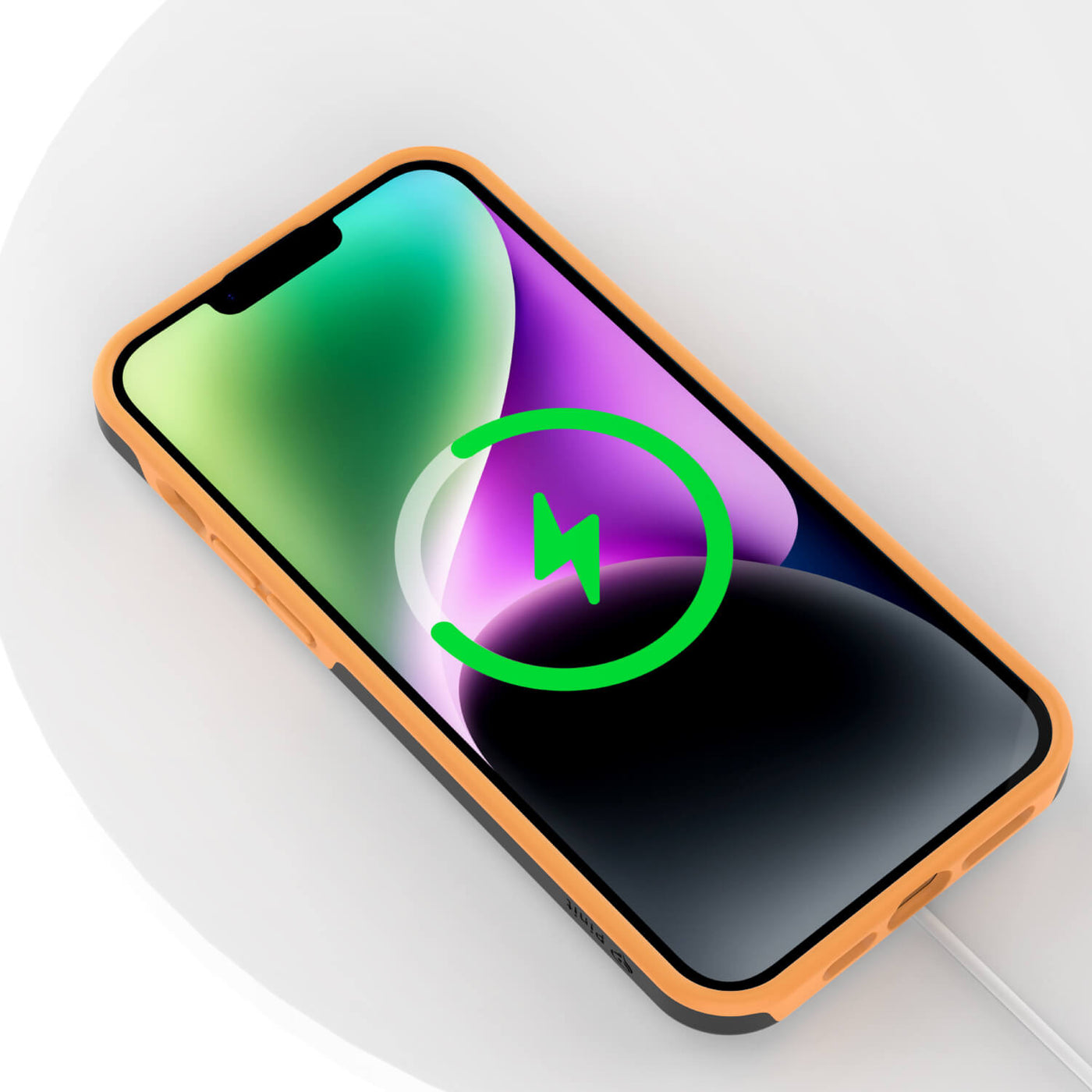 Pinit Dynamic Case for iPhone 14 - Black/Orange