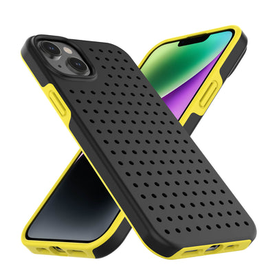 Pinit Dynamic Case for iPhone 14 - Black/Yellow